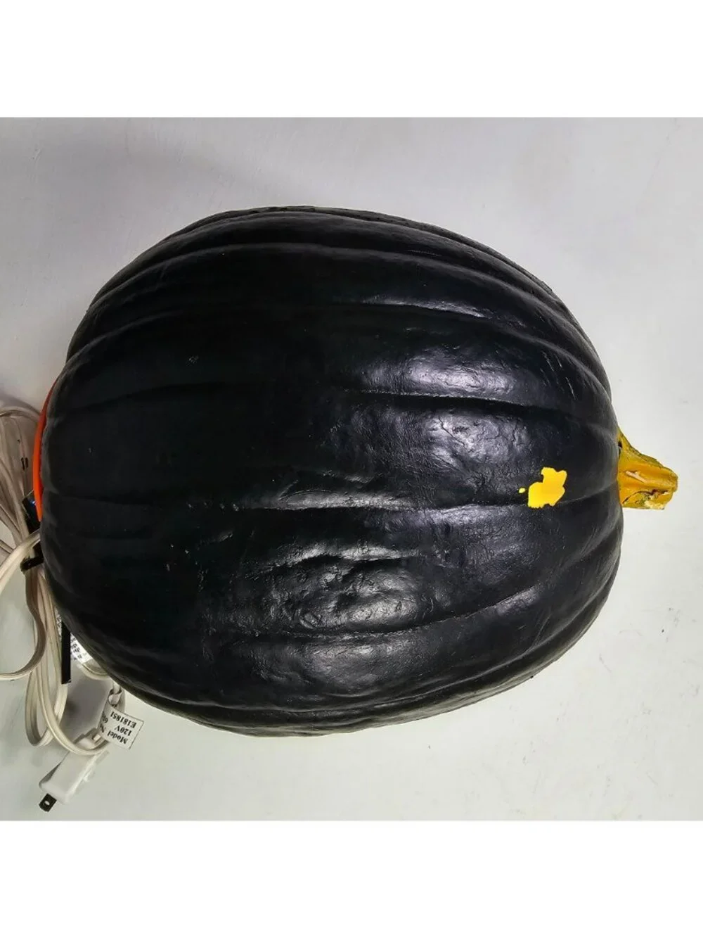 Trendmaster 1993 Black Light-Up Jack-O-Lantern 9